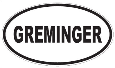 GREMINGER - Oval Magnet