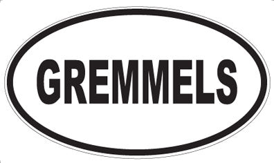 GREMMELS - Oval Magnet