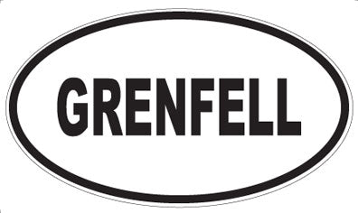 GRENFELL - Oval Magnet
