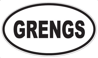 GRENGS - Oval Magnet