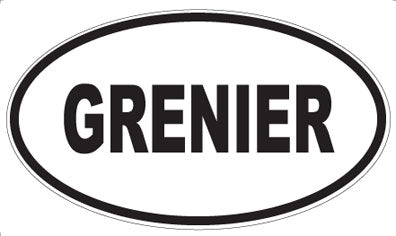 GRENIER - Oval Magnet