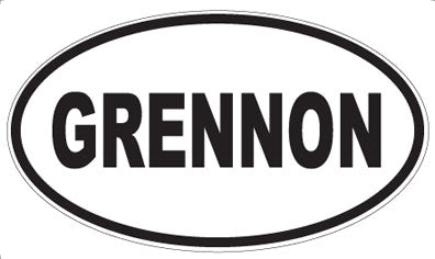 GRENNON - Oval Magnet