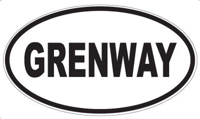 GRENWAY - Oval Magnet