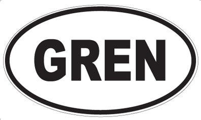 GREN - Oval Magnet
