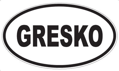 GRESKO - Oval Magnet