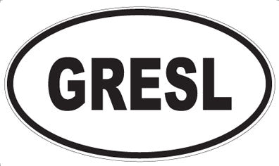 GRESL - Oval Magnet