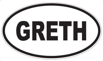GRETH - Oval Magnet