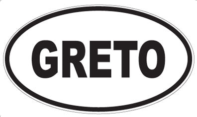 GRETO - Oval Magnet