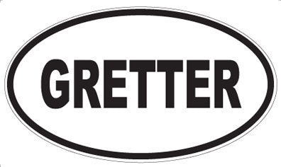 GRETTER - Oval Magnet