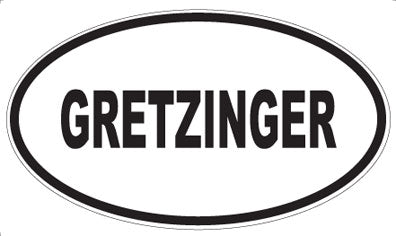 GRETZINGER - Oval Magnet