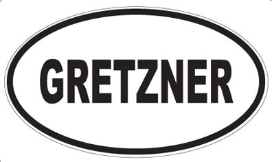 GRETZNER - Oval Magnet