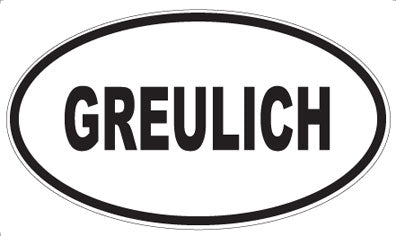 GREULICH - Oval Magnet