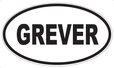 GREVER - Oval Magnet