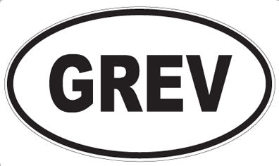 GREV - Oval Magnet