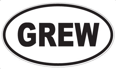 GREW - Oval Magnet
