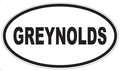 GREYNOLDS - Oval Magnet