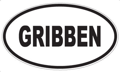 GRIBBEN - Oval Magnet