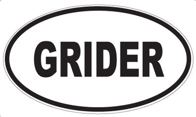 GRIDER - Oval Magnet