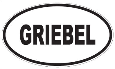 GRIEBEL - Oval Magnet