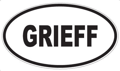 GRIEFF - Oval Magnet