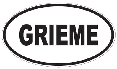 GRIEME - Oval Magnet