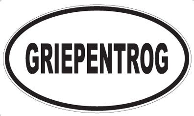 GRIEPENTROG - Oval Magnet