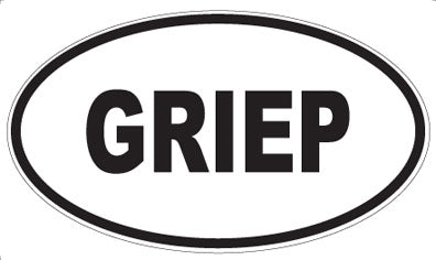 GRIEP - Oval Magnet