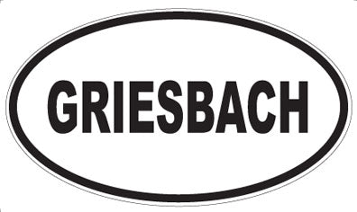 GRIESBACH - Oval Magnet