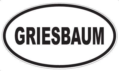 GRIESBAUM - Oval Magnet