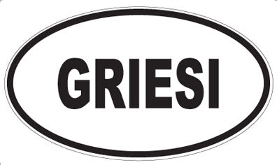 GRIESI - Oval Magnet