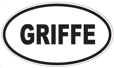 GRIFFE - Oval Sticker