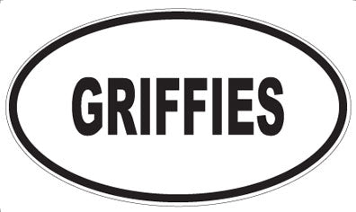 GRIFFIES - Oval Magnet