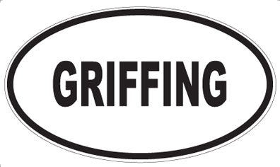 GRIFFING - Oval Magnet