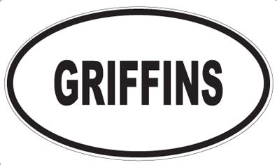GRIFFINS - Oval Magnet