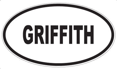 GRIFFITH - Oval Magnet
