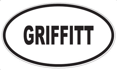 GRIFFITT - Oval Magnet