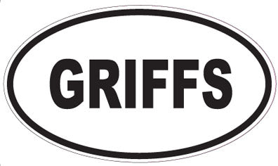 GRIFFS - Oval Sticker