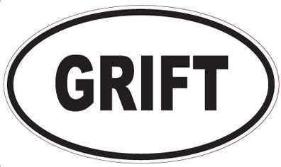 GRIFT - Oval Magnet