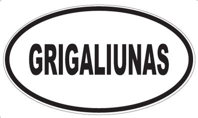 GRIGALIUNAS - Oval Magnet