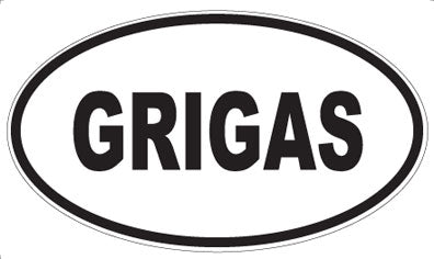 GRIGAS - Oval Magnet
