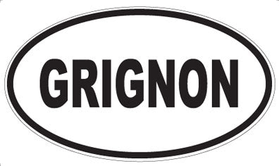 GRIGNON - Oval Magnet
