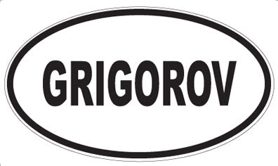 GRIGOROV - Oval Magnet