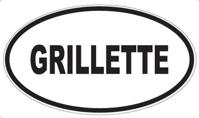 GRILLETTE - Oval Magnet