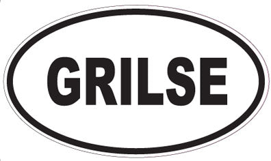 GRILSE - Oval Sticker