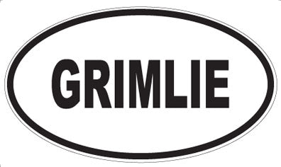 GRIMLIE - Oval Magnet