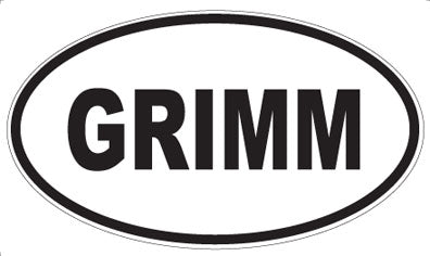 GRIMM - Oval Magnet