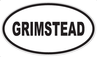 GRIMSTEAD - Oval Magnet