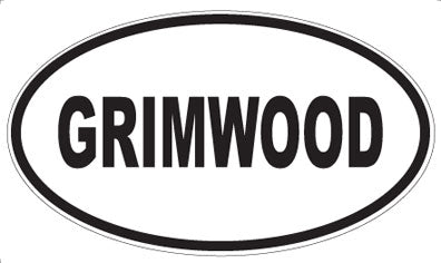 GRIMWOOD - Oval Magnet