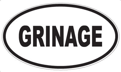 GRINAGE - Oval Magnet
