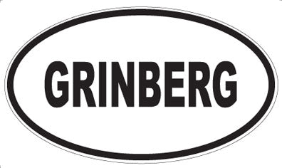 GRINBERG - Oval Magnet